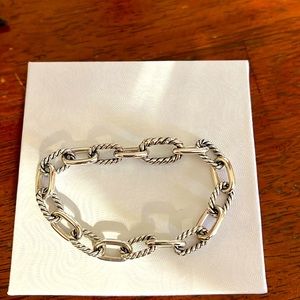 David Yurman DY Madison Chain Sterling Silver bracelet 8.5 mm